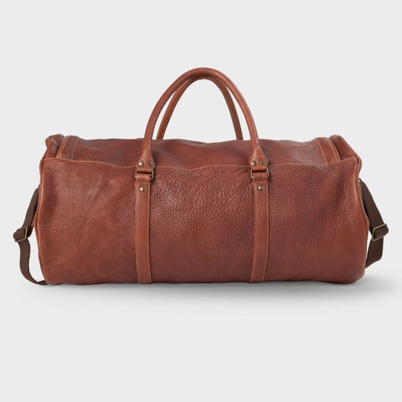 Duluth Trading Co Lifetime Leather Duffle Bag - Beautiful - Perfect Condition! - Picture 2 of 13